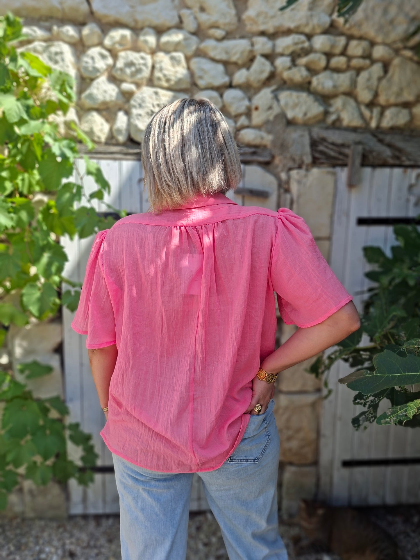 Blouse Laura - Rose