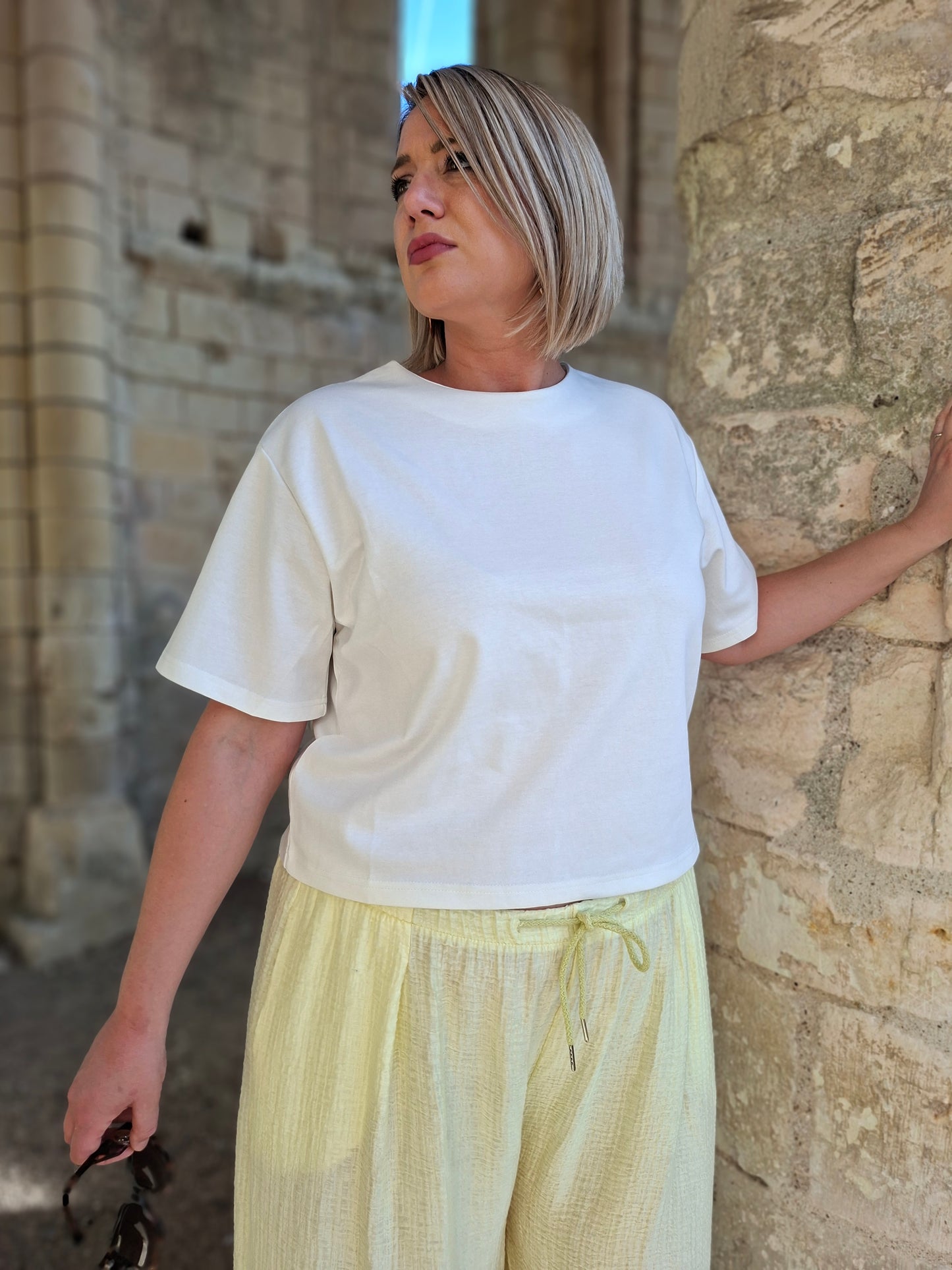 Top Charlie - Basic Blanc