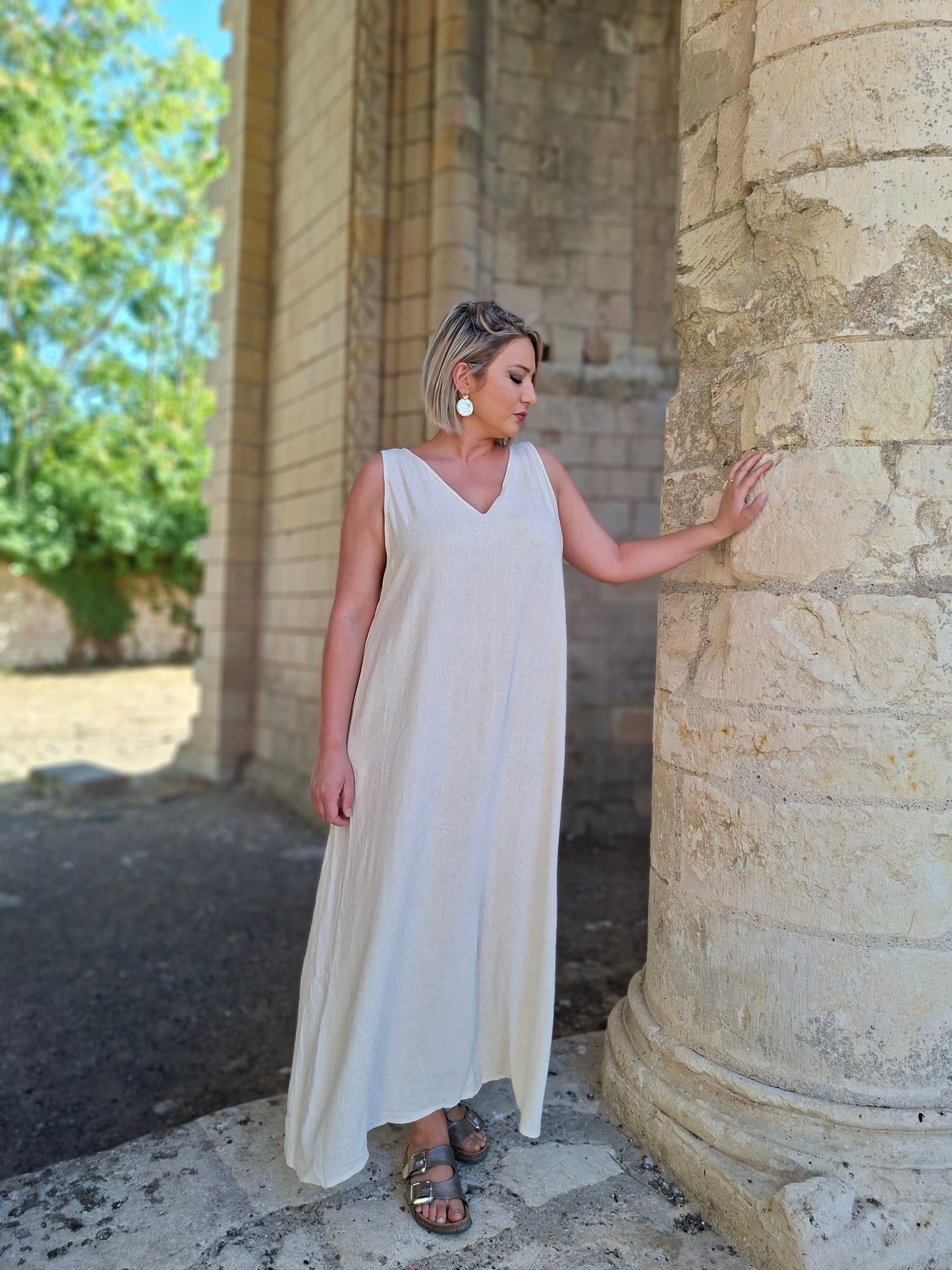 Robe Ella - Robe longue lin