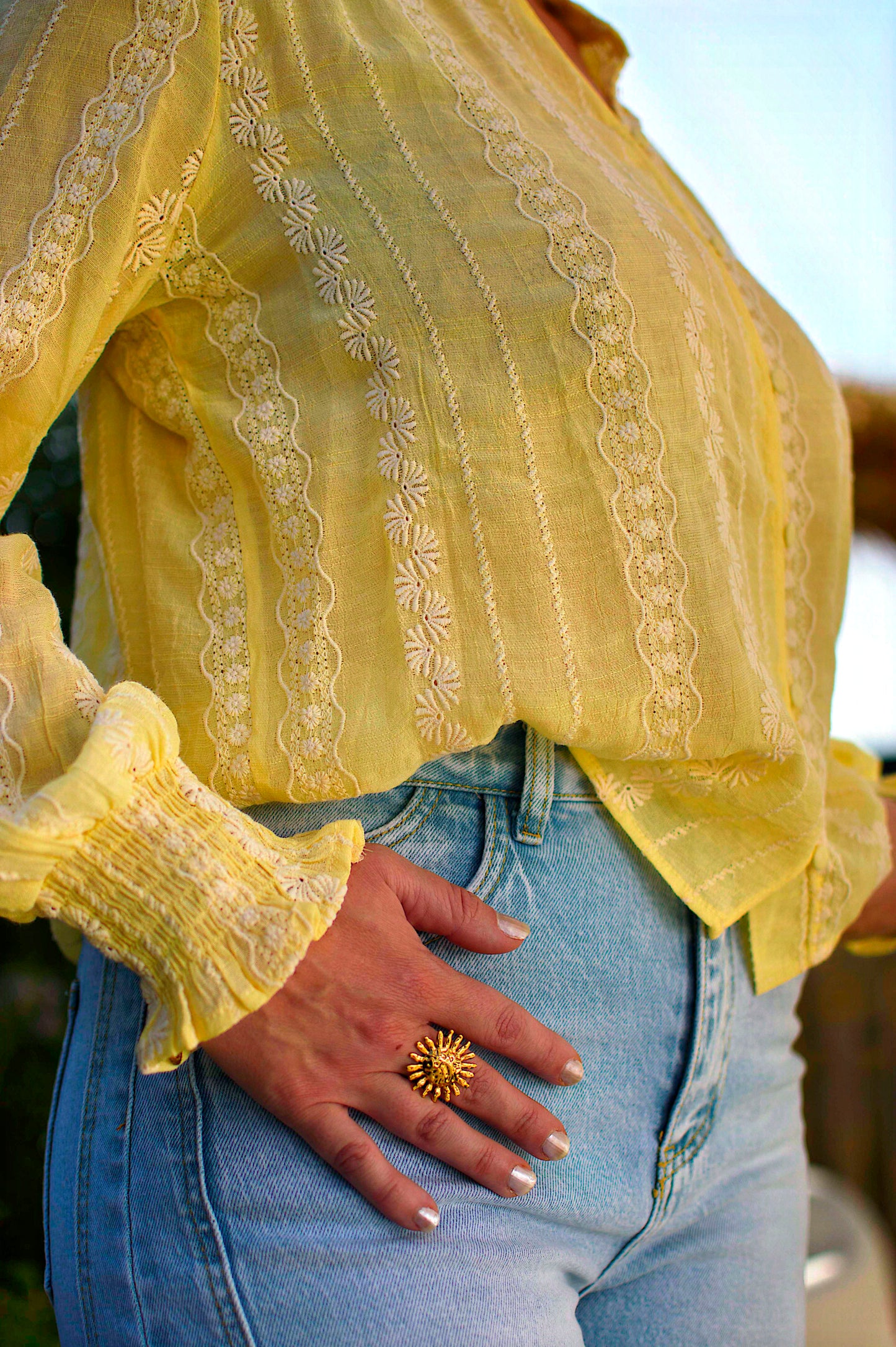 Chemise Déborah - Jaune