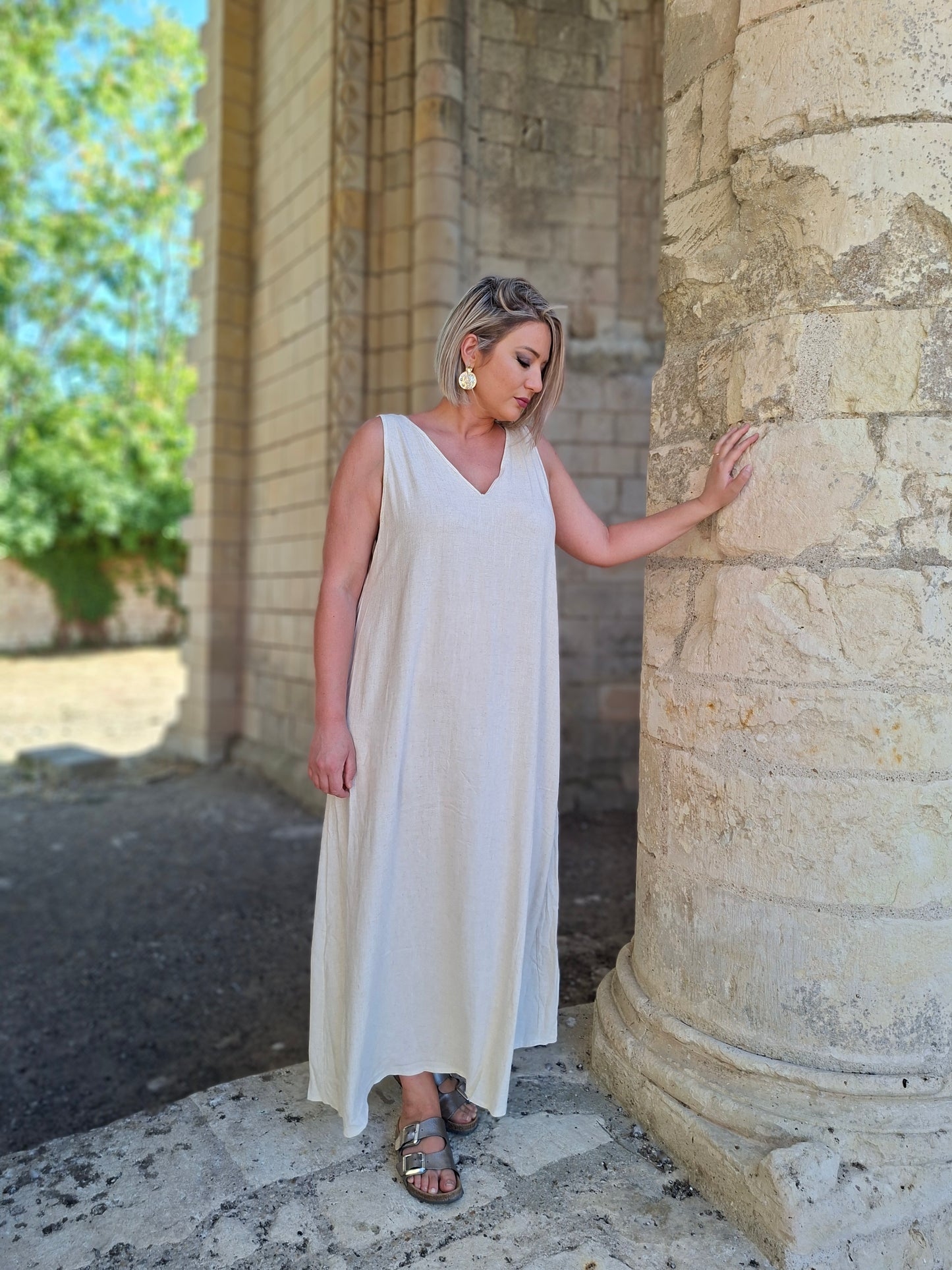 Robe Ella - Robe longue lin