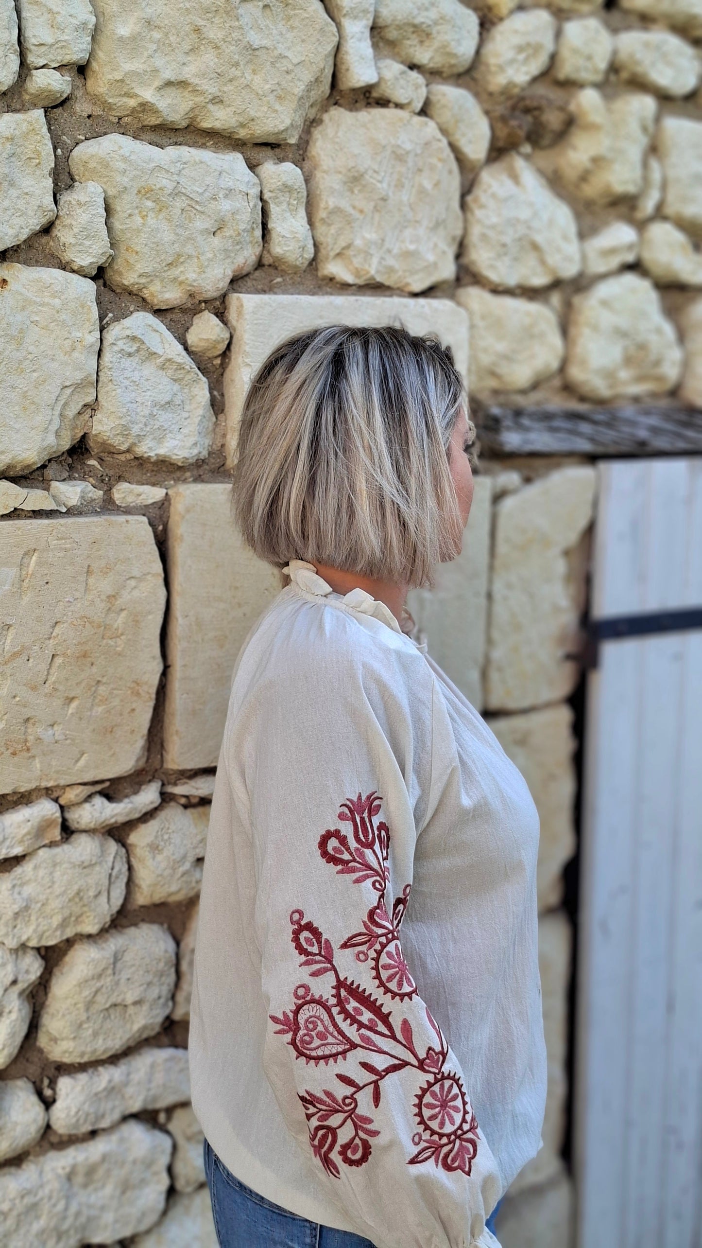 Chemise Nolwenn - Broderies