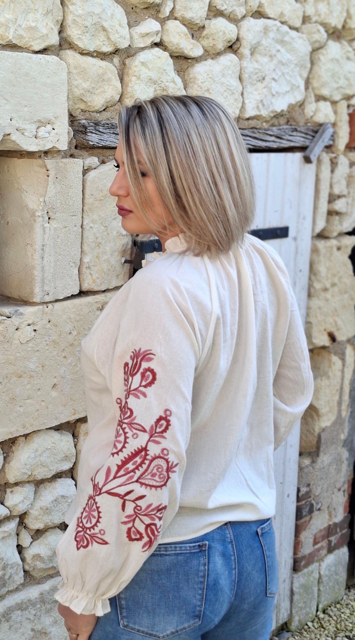 Chemise Nolwenn - Broderies