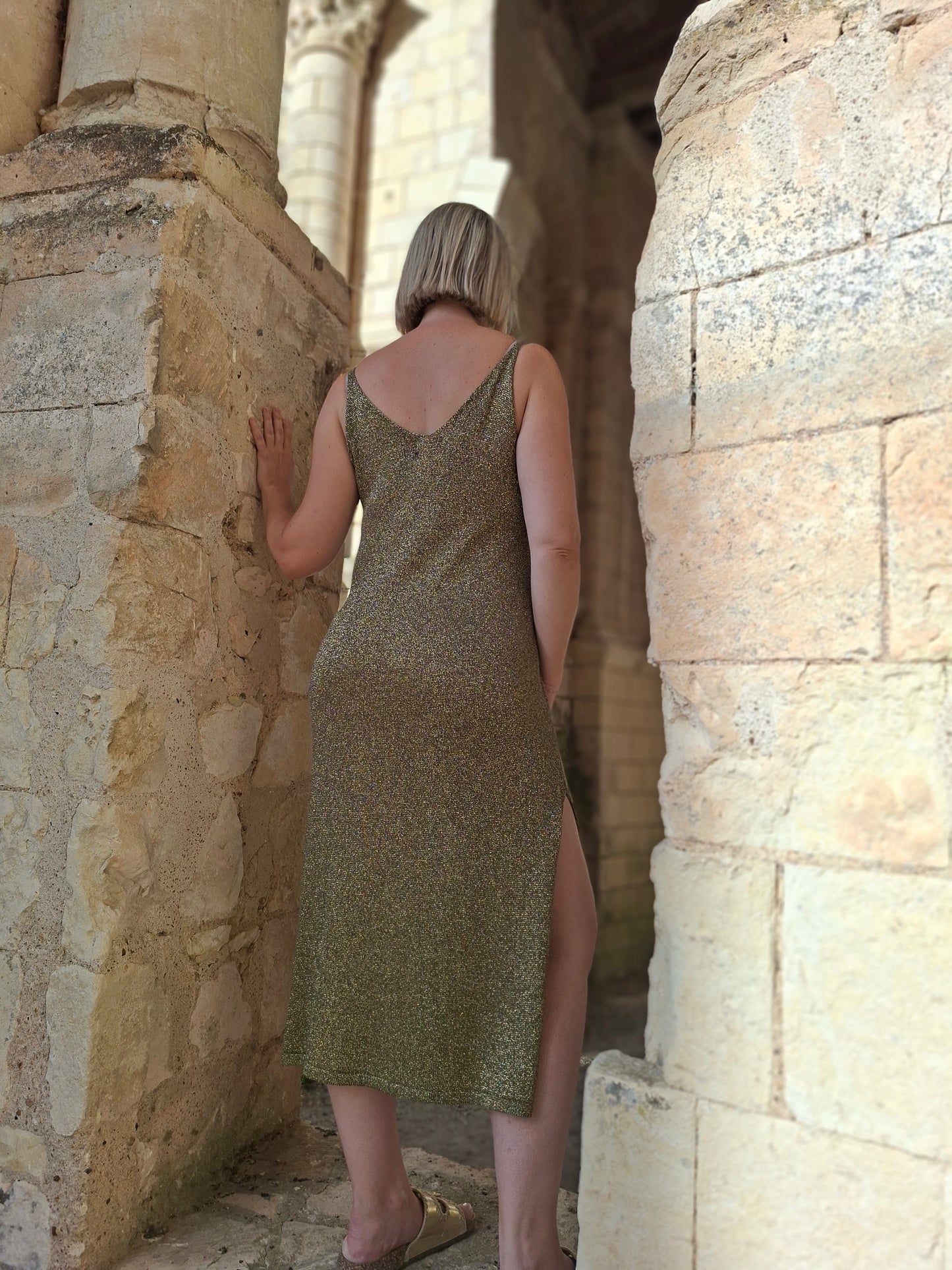 Robe Pietra - Kaki scintillante