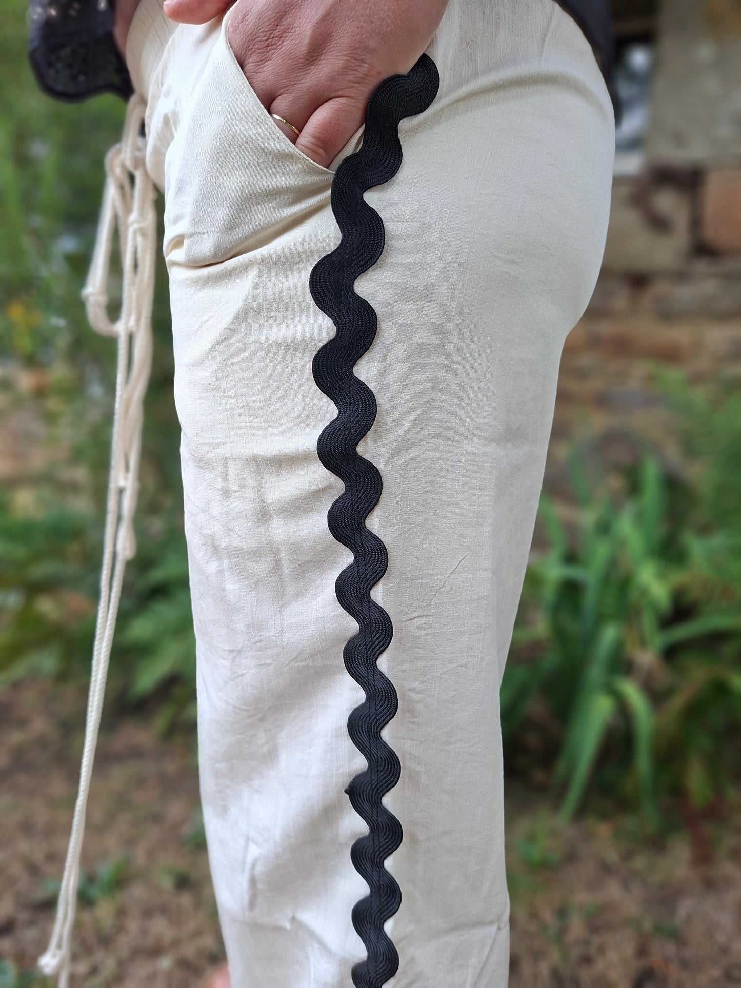 Pantalon Graziella - Fluide Ecru