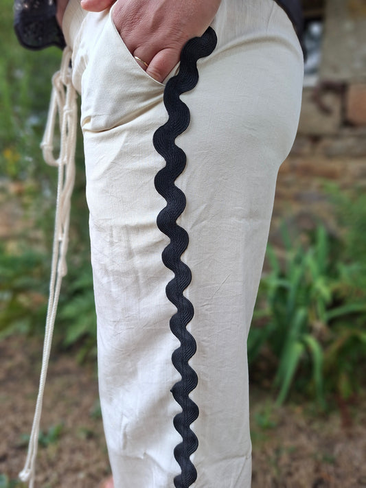 Pantalon Graziella - Fluide Ecru