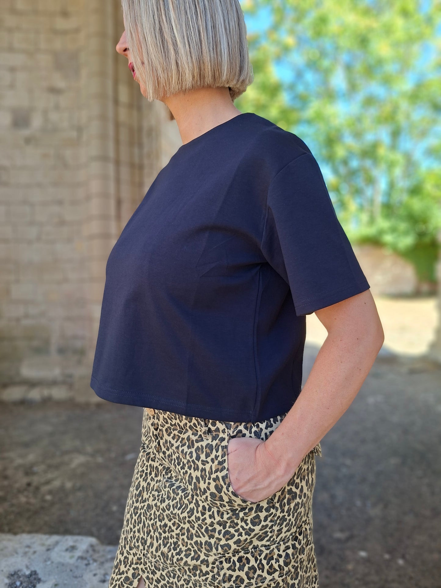 Top Charlie - Basic Bleu marine