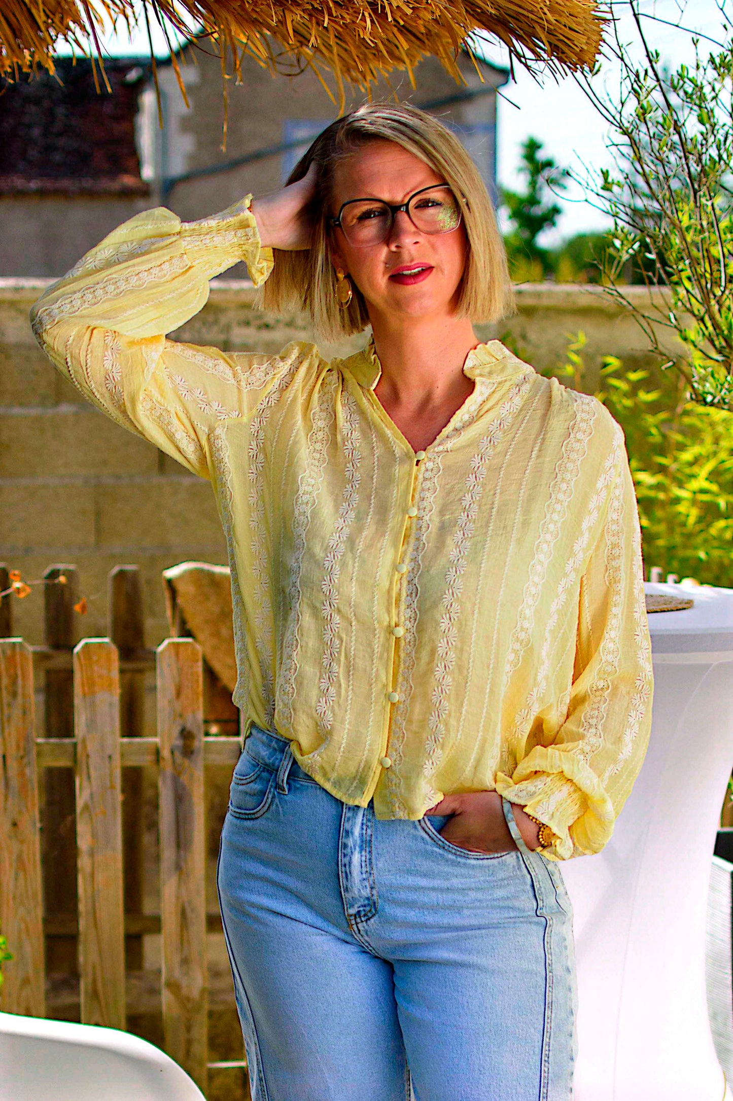 Chemise Déborah - Jaune