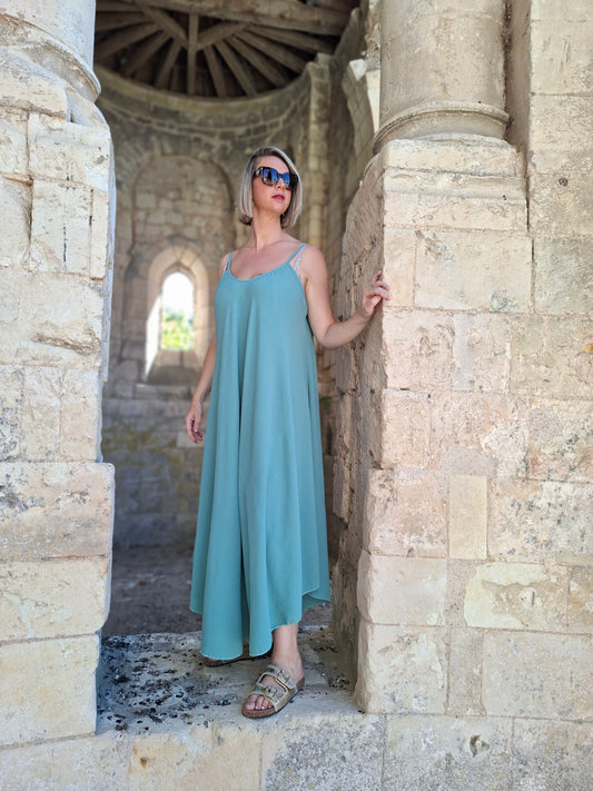 Robe Camille - Bleu Lagon