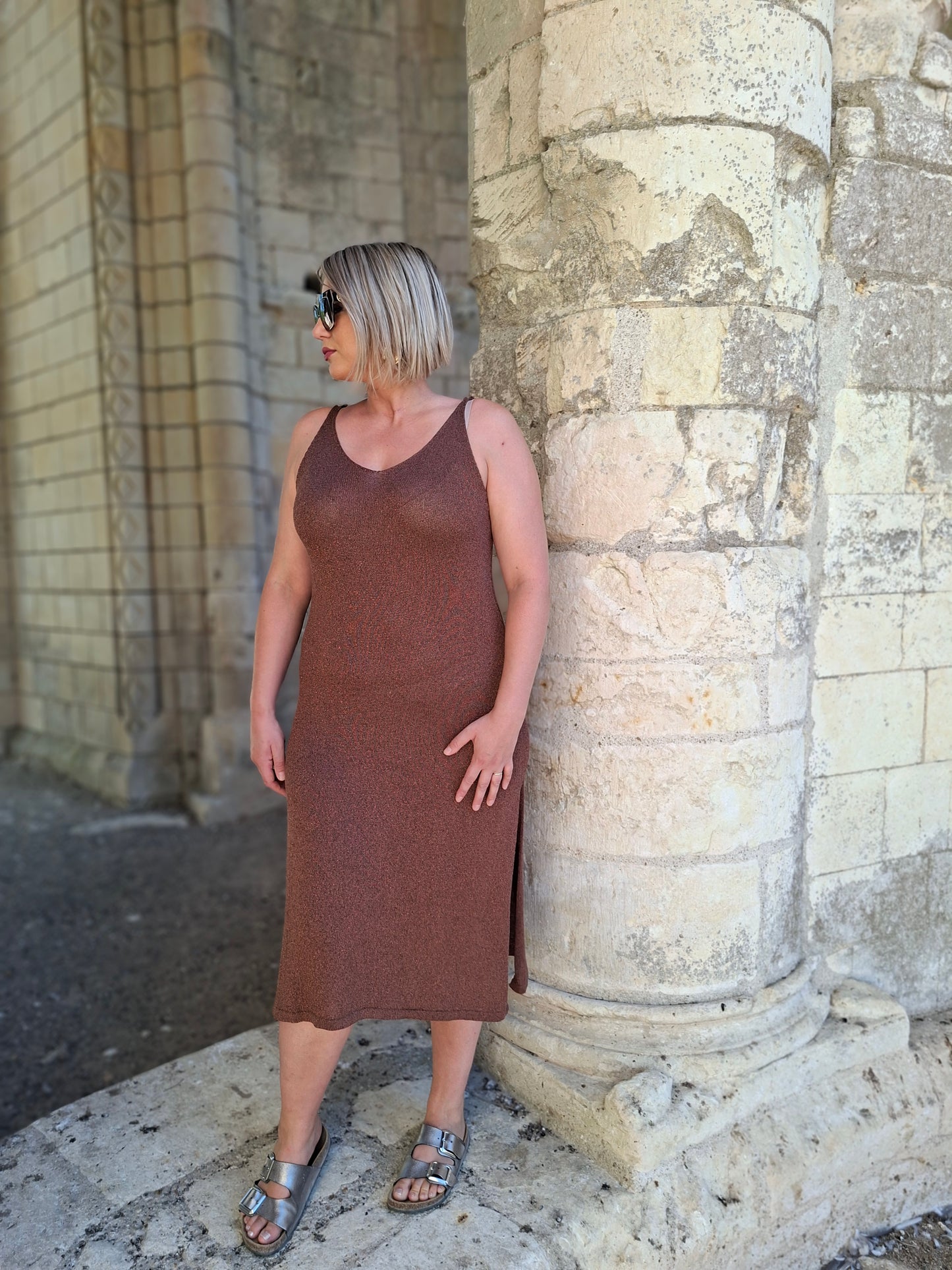 Robe Pietra - Marron Scintillante