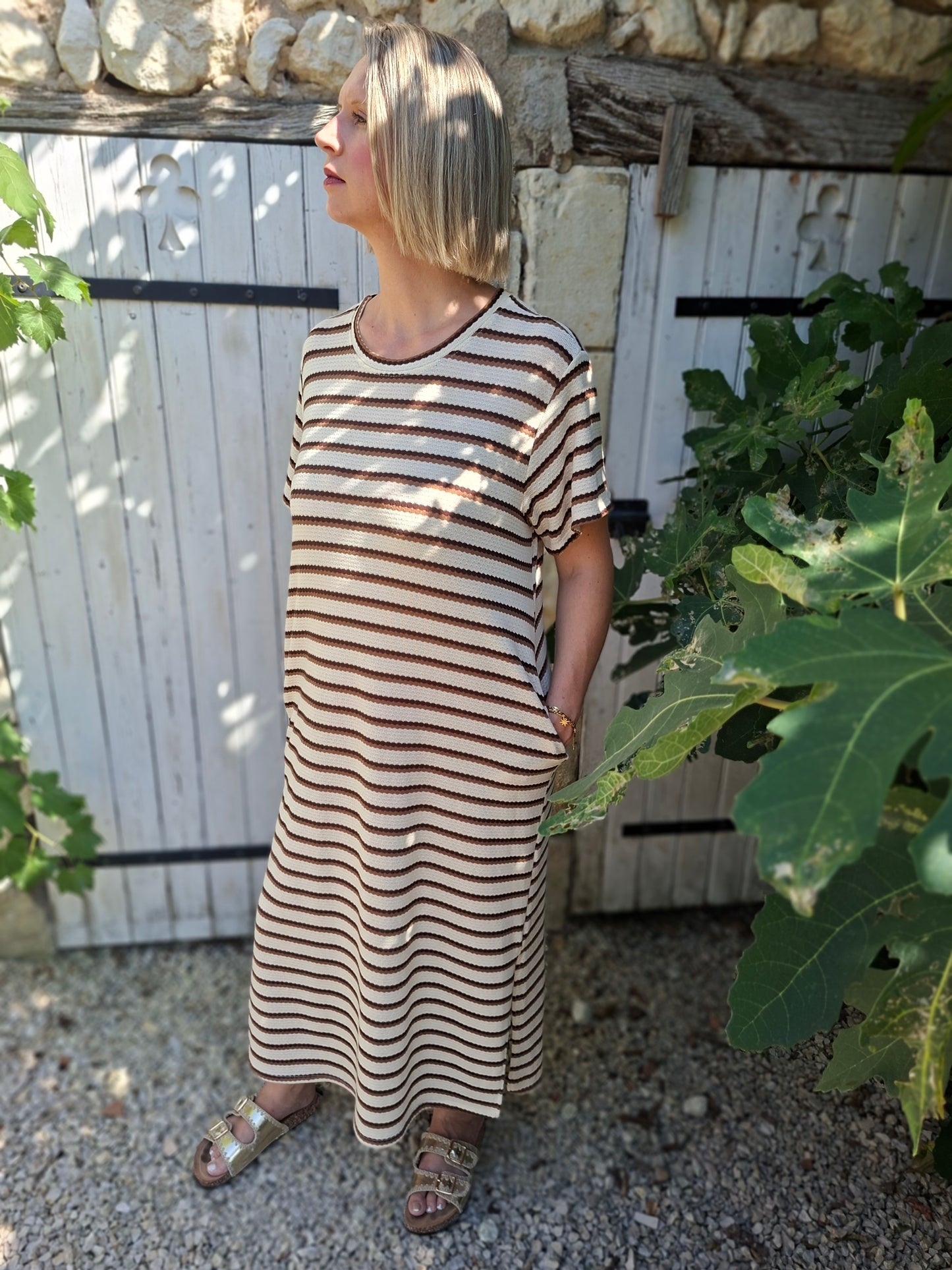 Robe Cascada - Marron