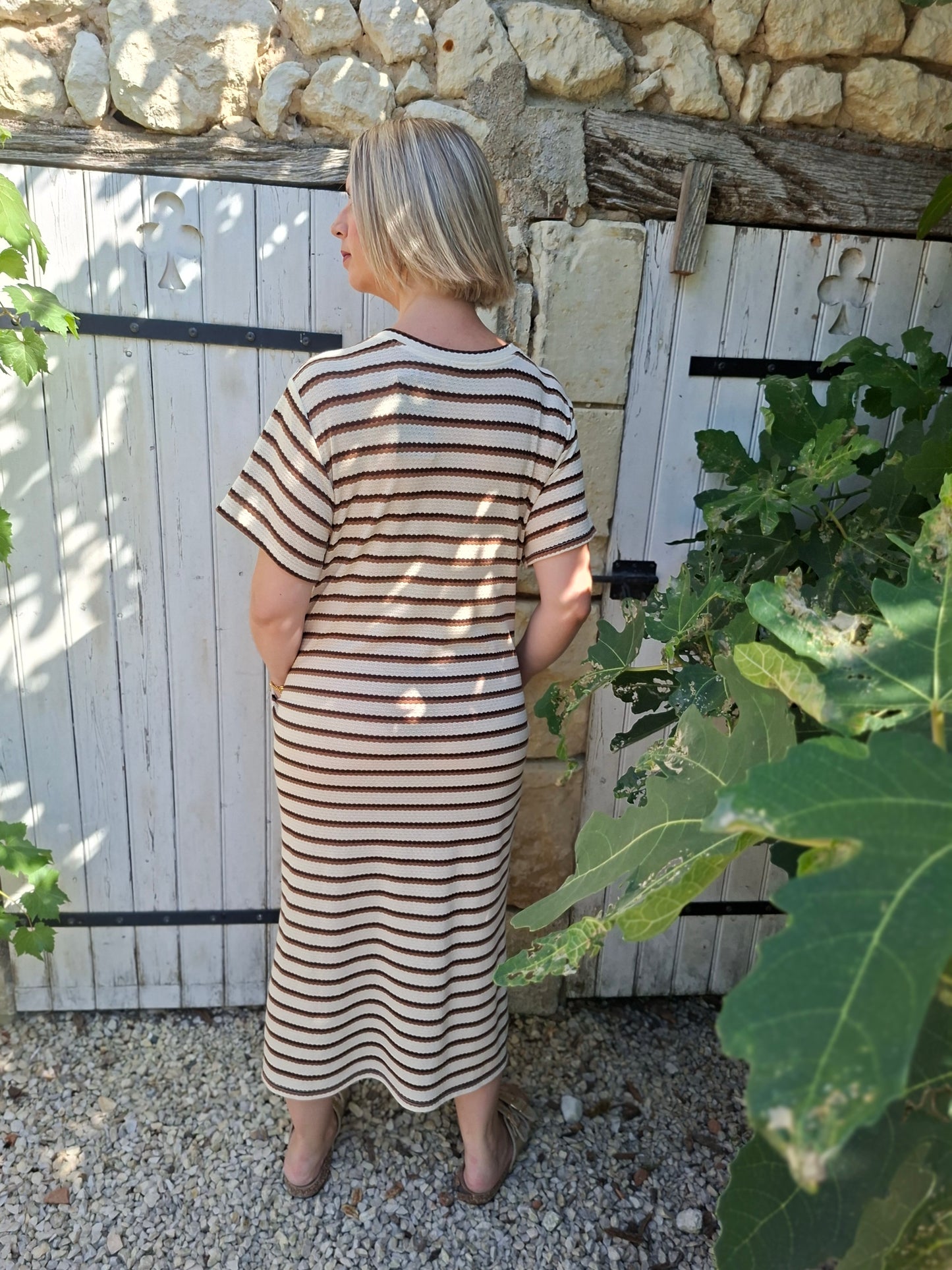 Robe Cascada - Marron
