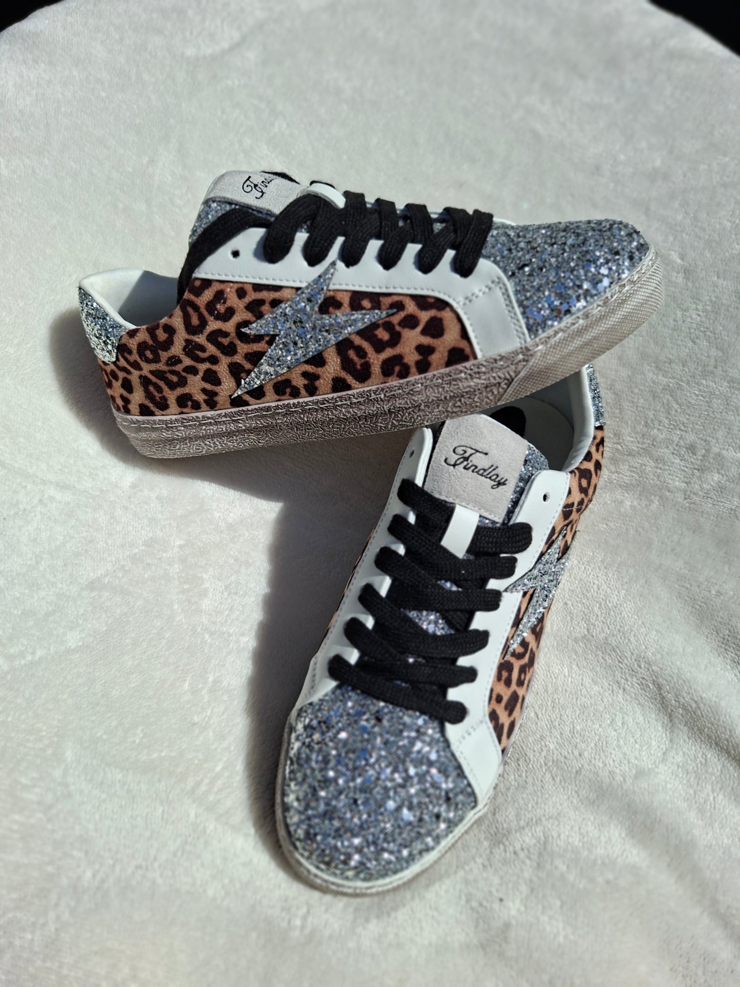 Basket Kelly - Leopard - Paillettes